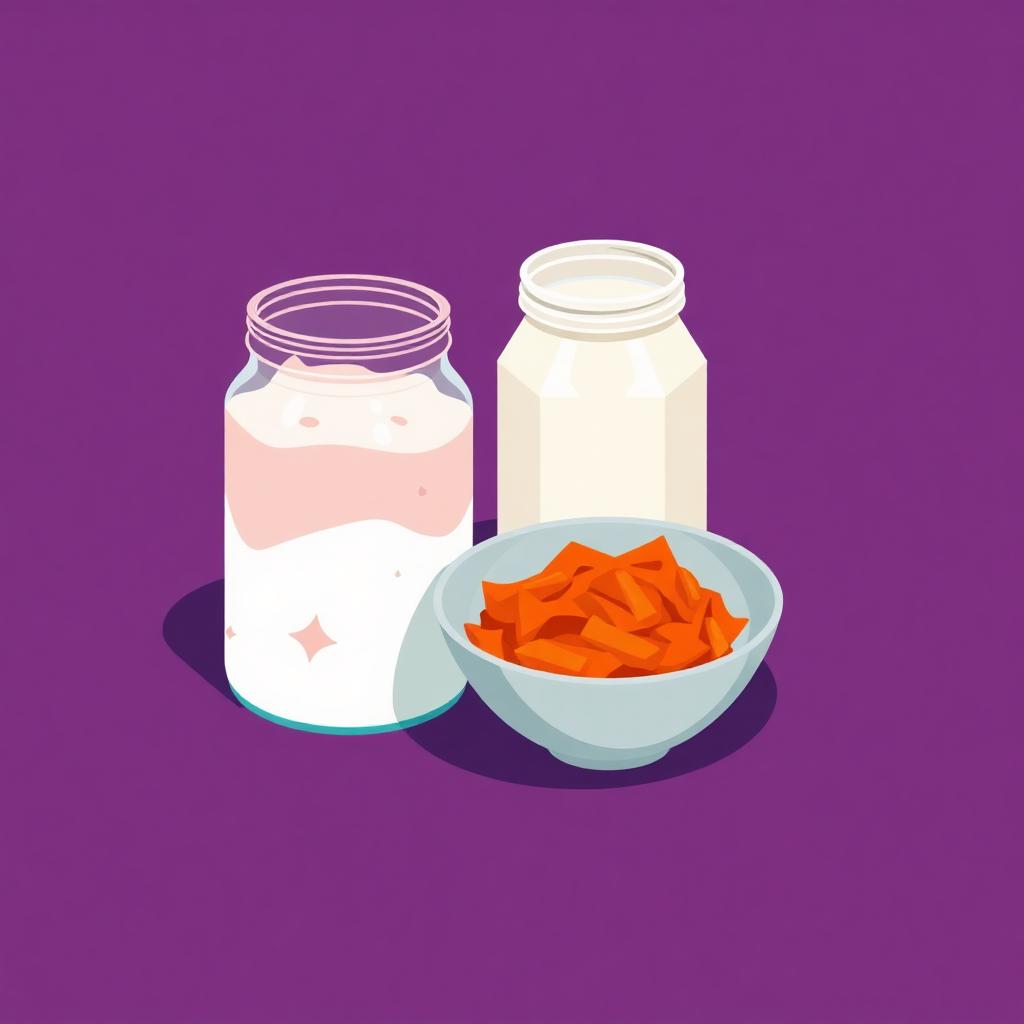 Illustration éditoriale : Aliments fermentés