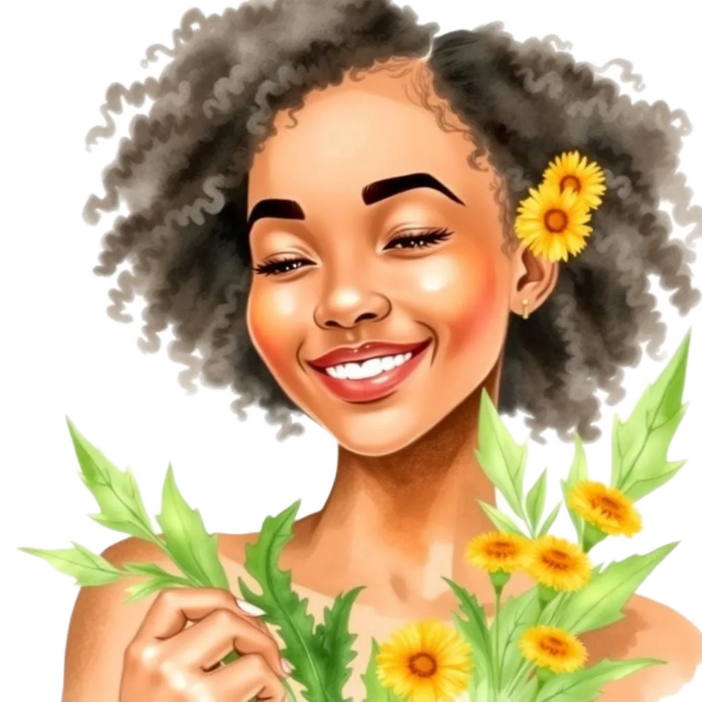 Personnage aquarelle mangeant des légumes frais